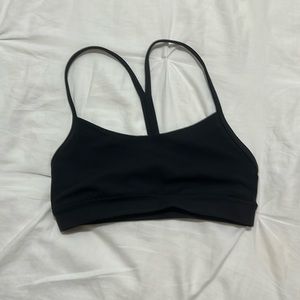 LULULEMON SIZE 2 Y NULU BRA BLACK